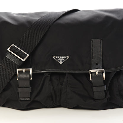 Prada Nylon Vela Sport Messenger Bag Black 12 of 12