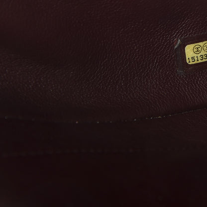 Chanel Lambskin Quilted Clutch With Chain Flap Black 7 of 12