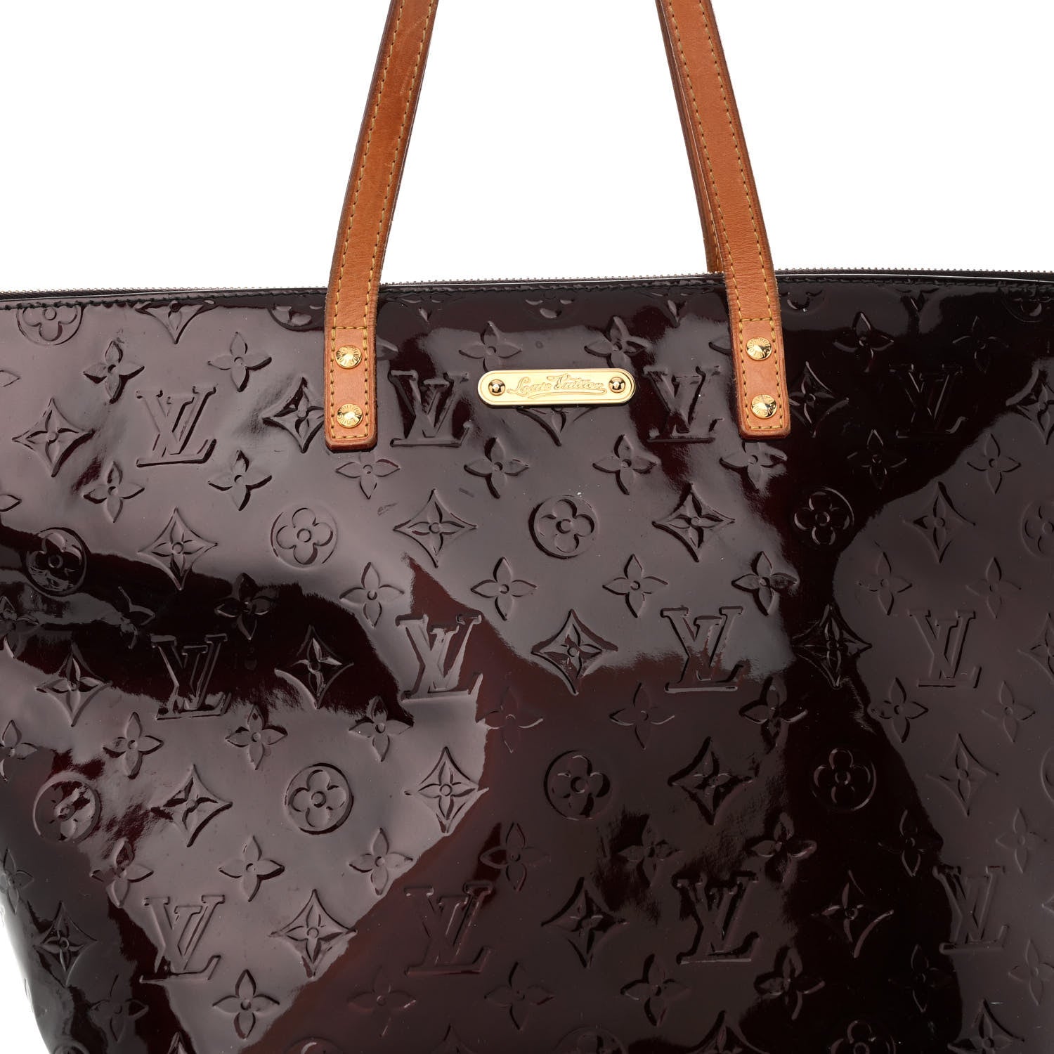 Louis Vuitton Vernis Bellevue GM Amarante 7 of 10