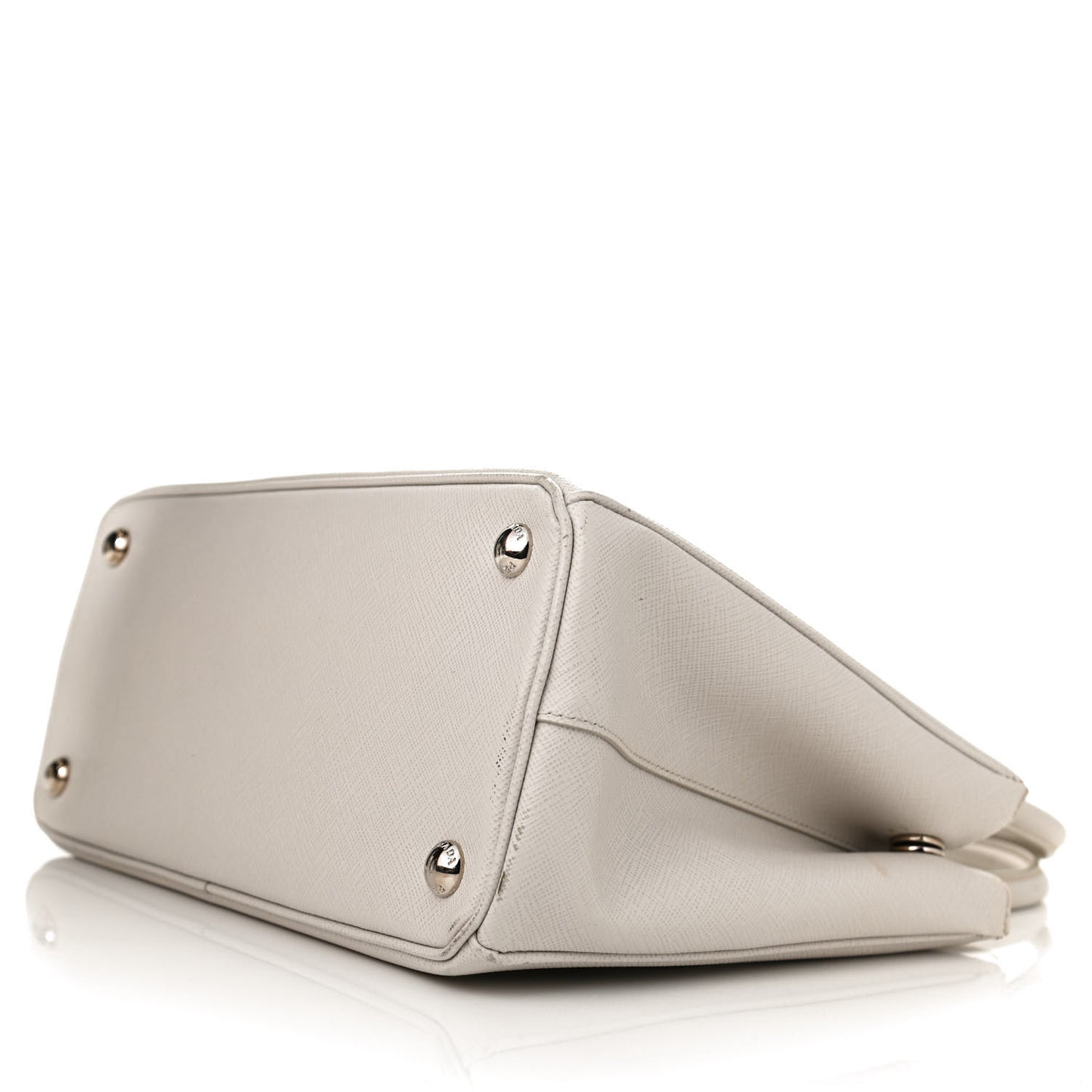 Saffiano Medium Galleria Double Zip Tote Pomice