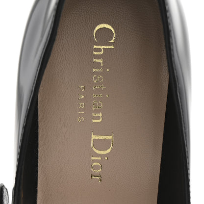 Christian Dior Brushed Calfskin Uniform 30mm Pumps 38 Black 7 of 9