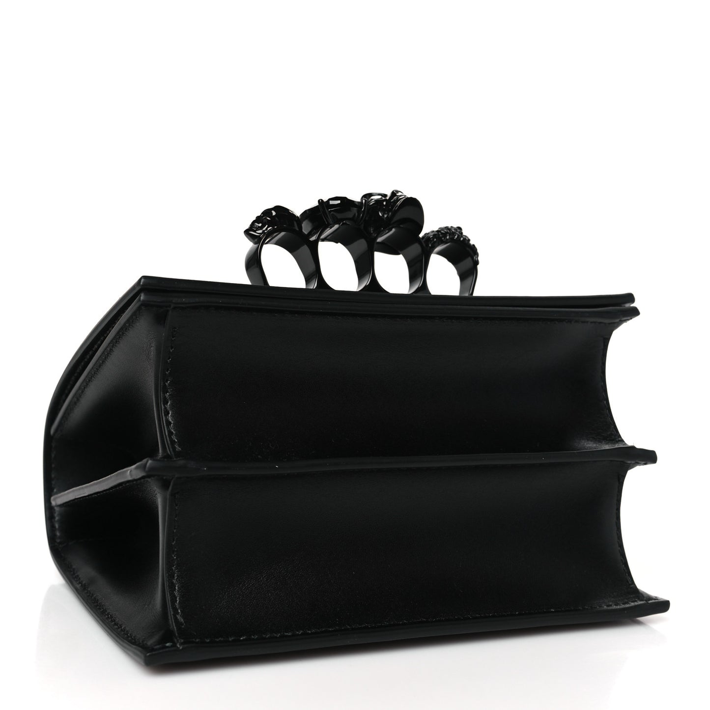 Calfskin Knuckle Crossbody Black