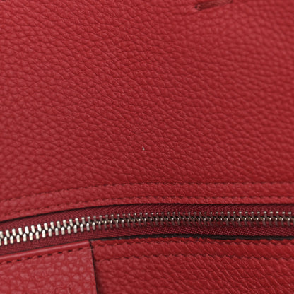 Gucci Soft Calfskin Medium Jackie Top Handle Bag Hibiscus Red 8 of 13