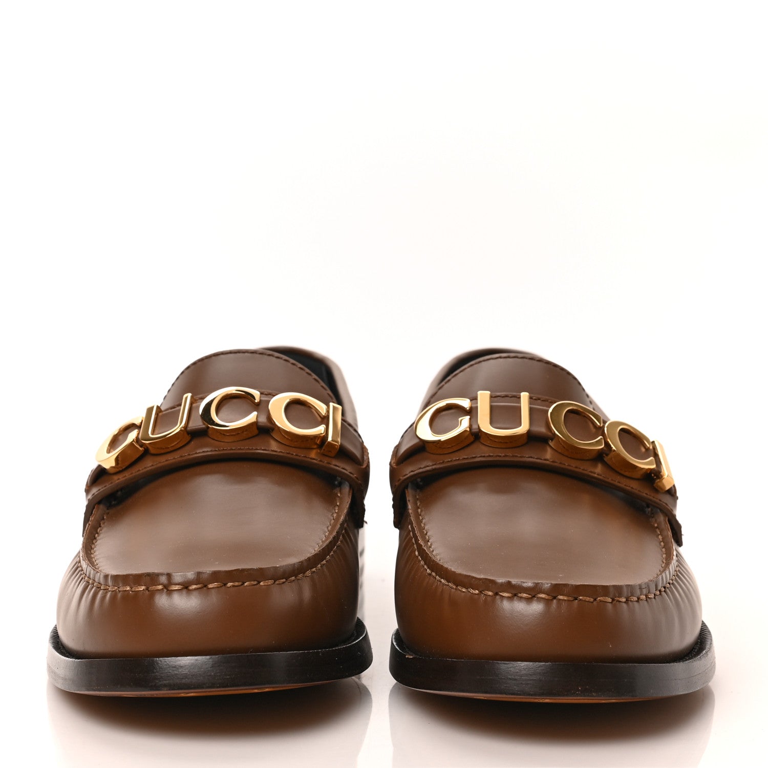 Gucci Millennial Ribot Mens Cara Loafers 8 Brown Sugar 2 of 8