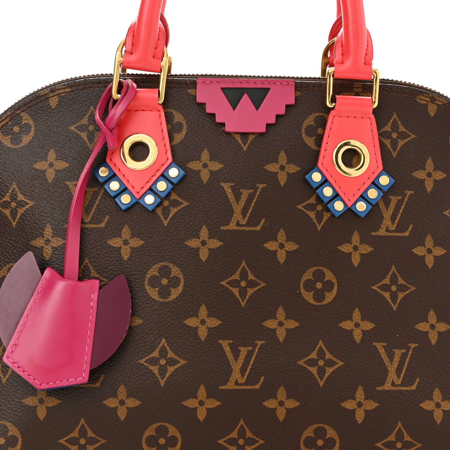 Louis Vuitton Monogram Totem Alma PM Flamingo 7 of 10