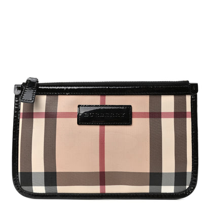 Burberry House Check Zip Pouch Black 1 of 7