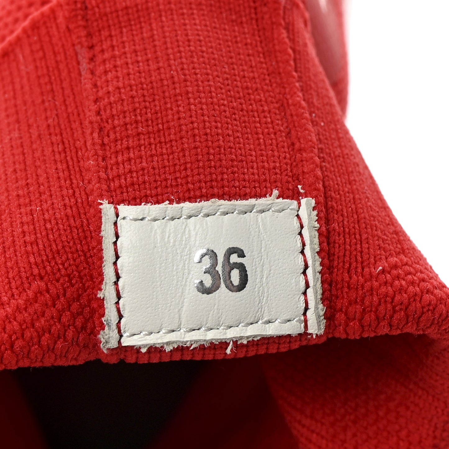Knit Mesh Sharky Sock Sneakers 36 Red