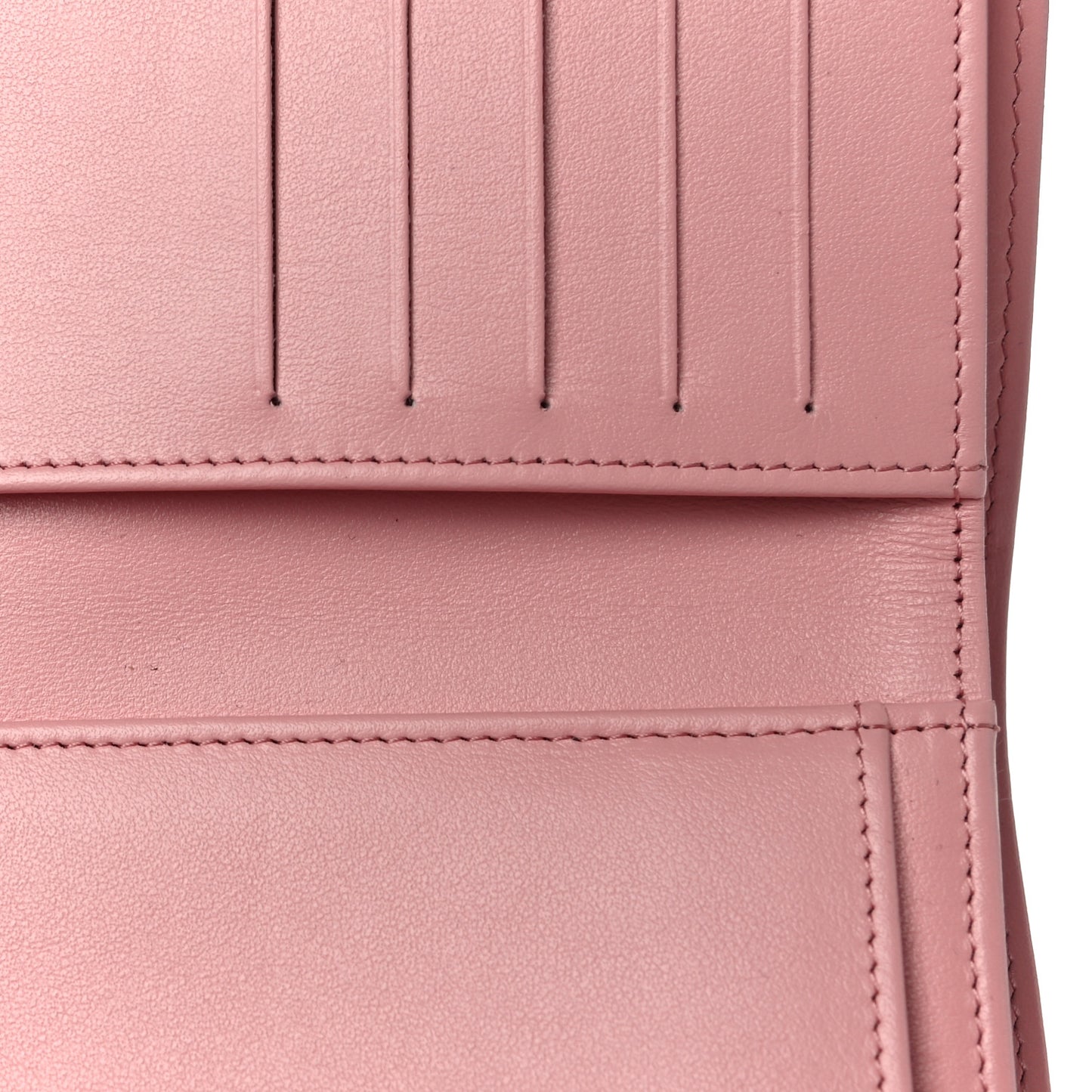 Caviar Quilted Medium Flap Wallet Pink