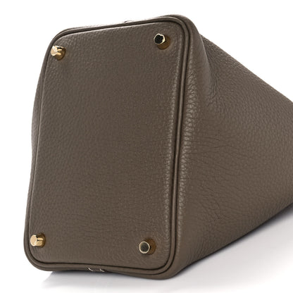 Hermes Taurillon Clemence Picotin Lock 18 PM Etoupe 8 of 9