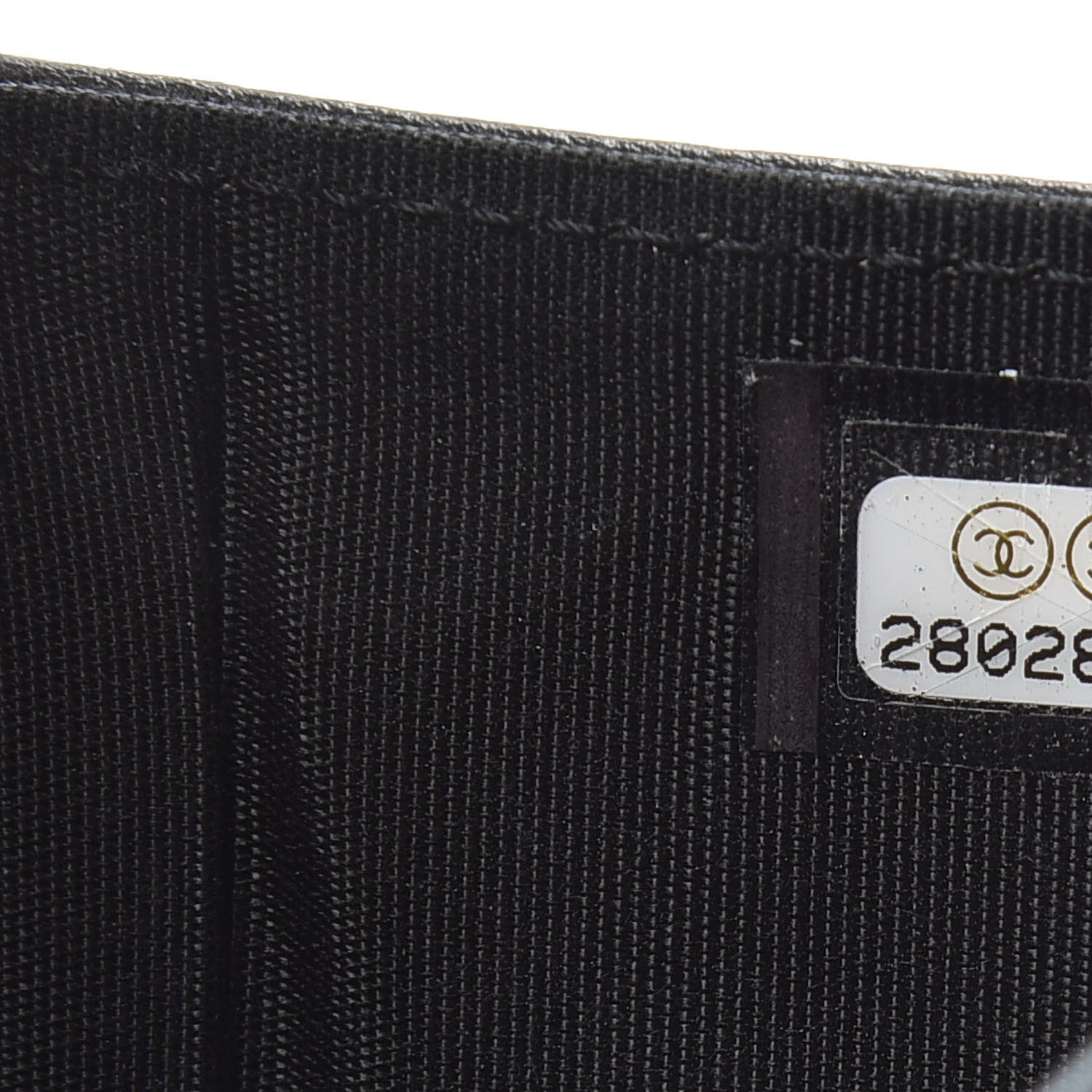 Chanel Caviar Quilted Compact Boy Wallet Black 7 of 8