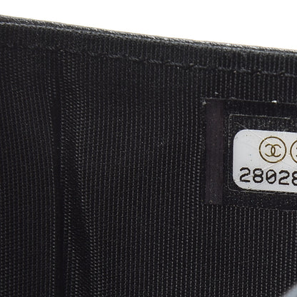 Chanel Caviar Quilted Compact Boy Wallet Black 7 of 8