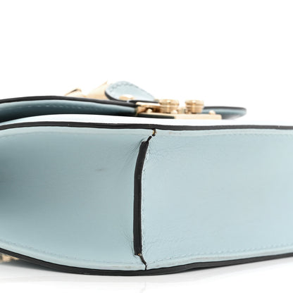 Valentino Garavani Vitello Small Glam Lock Rockstud Flap Sky Sorbet 8 of 11