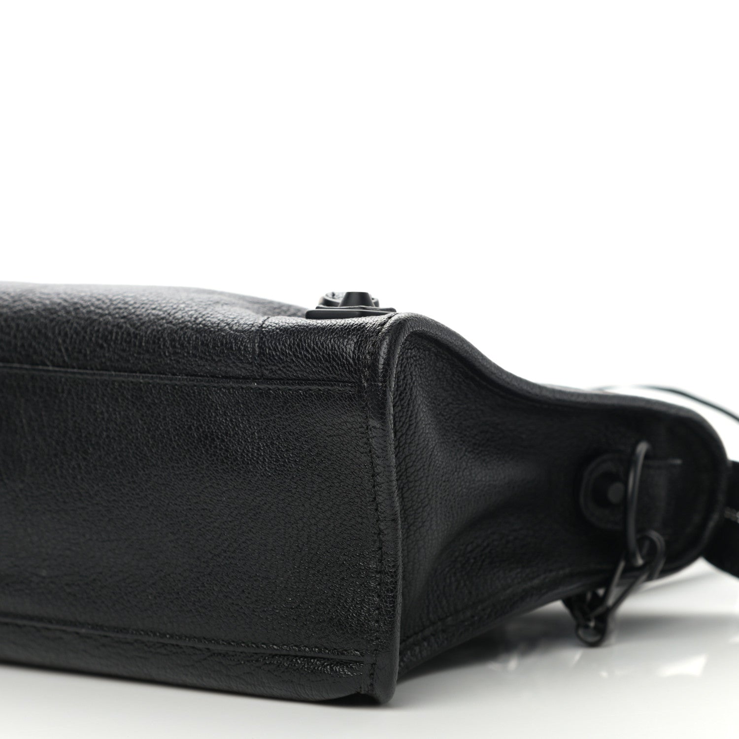 Balenciaga Chevre Black Metallic Edge Hardware S City Black 10 of 10