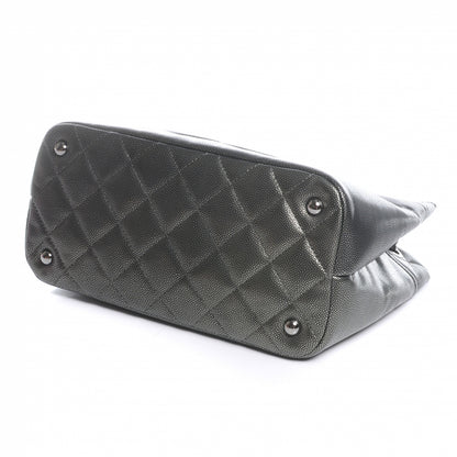 Chanel Caviar Timeless CC Tote Dark Silver 4 of 7