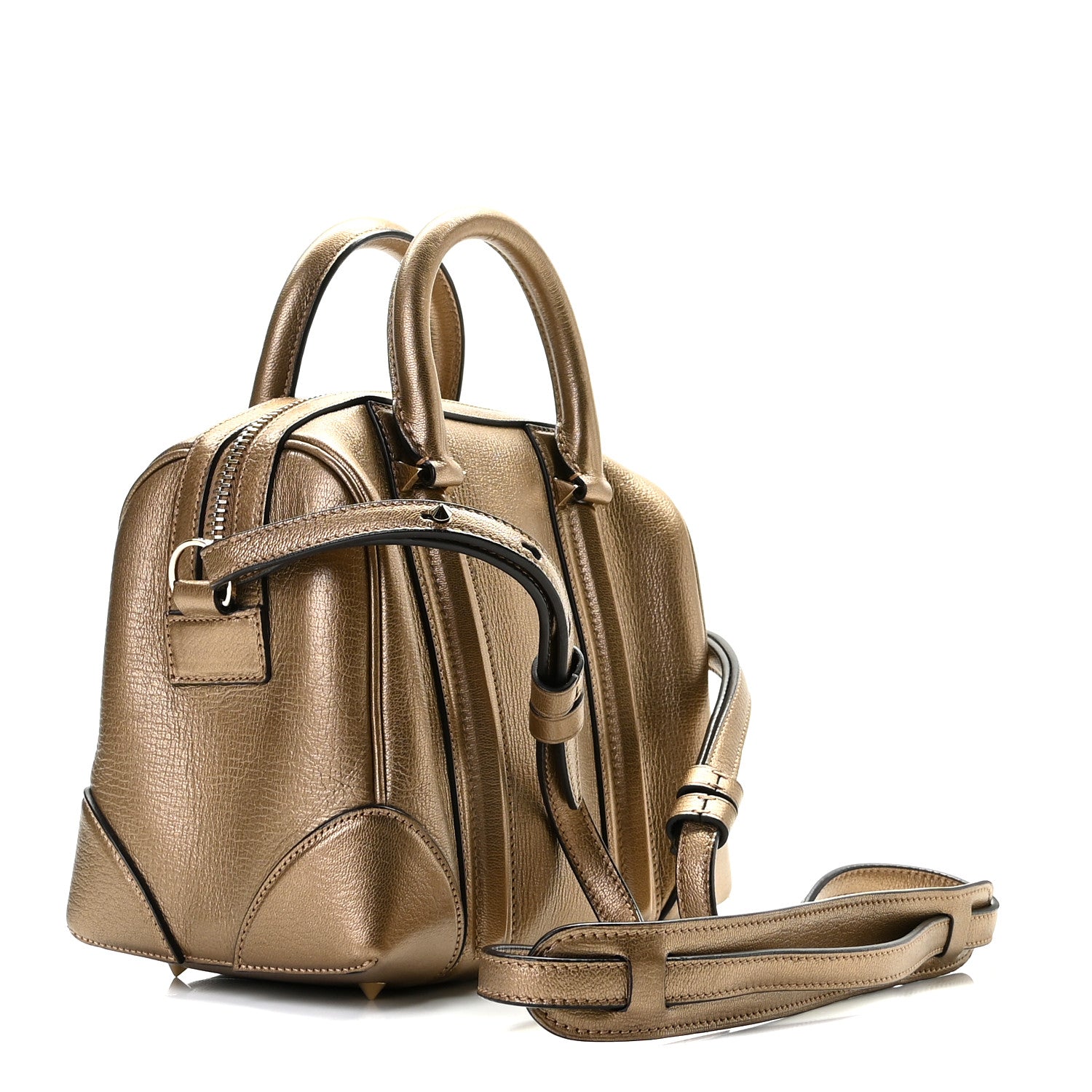 Givenchy Metallic Goatskin Mini Lucrezia Gold 5 of 11
