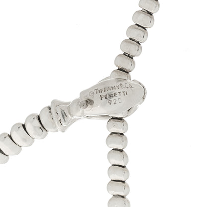 Tiffany Sterling Silver Elsa Peretti Snake Necklace 4 of 5