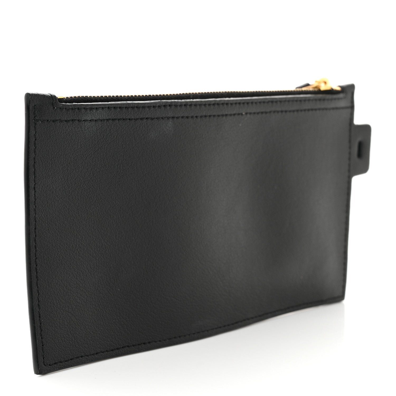 Saint Laurent Calfskin North-South Shopping Tote Pouch Black 3 of 7