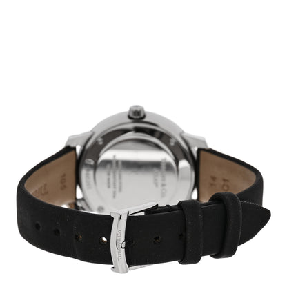 Tiffany Stainless Steel Satin Diamond Bezel 31mm Atlas 2-Hand Quartz Watch Black 3 of 5