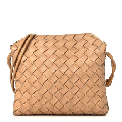 Bottega Veneta Nappa Intrecciato Small Loop Camera Bag Almond 1 of 12