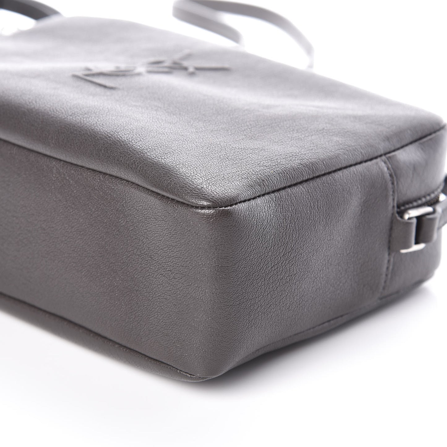 Lambskin Monogram Small Lou Camera Bag Asphalt