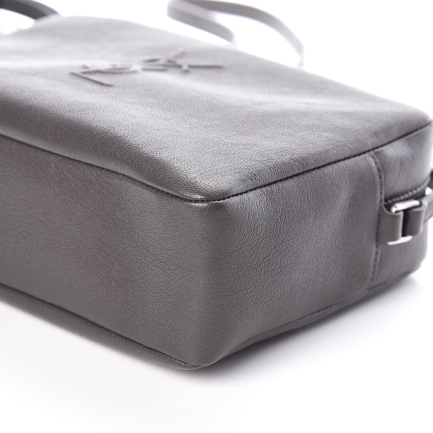 Saint Laurent Lambskin Monogram Small Lou Camera Bag Asphalt 6 of 9