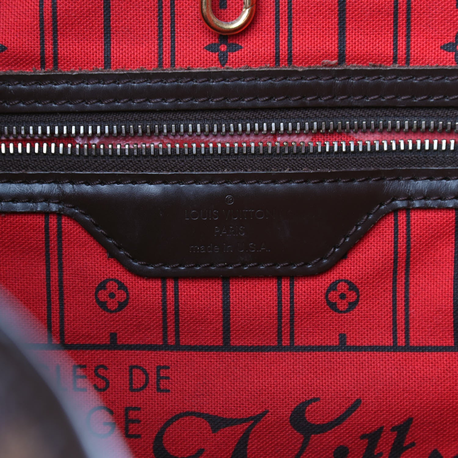 Louis Vuitton Damier Ebene Neverfull GM 6 of 12