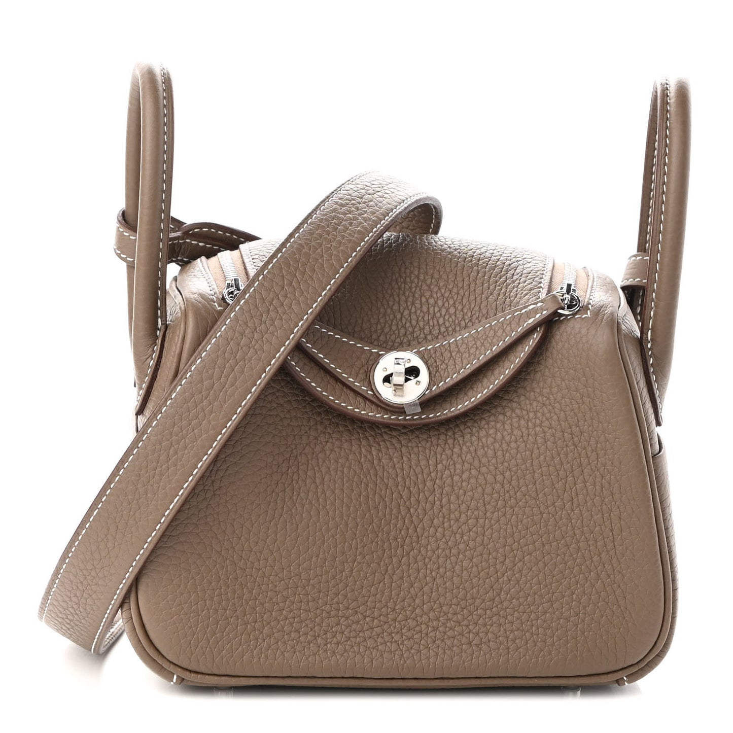 Taurillon Clemence Mini Lindy 20 Etoupe