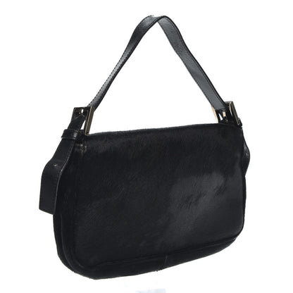 Fendi Calf Hair Baguette Black 2 of 10