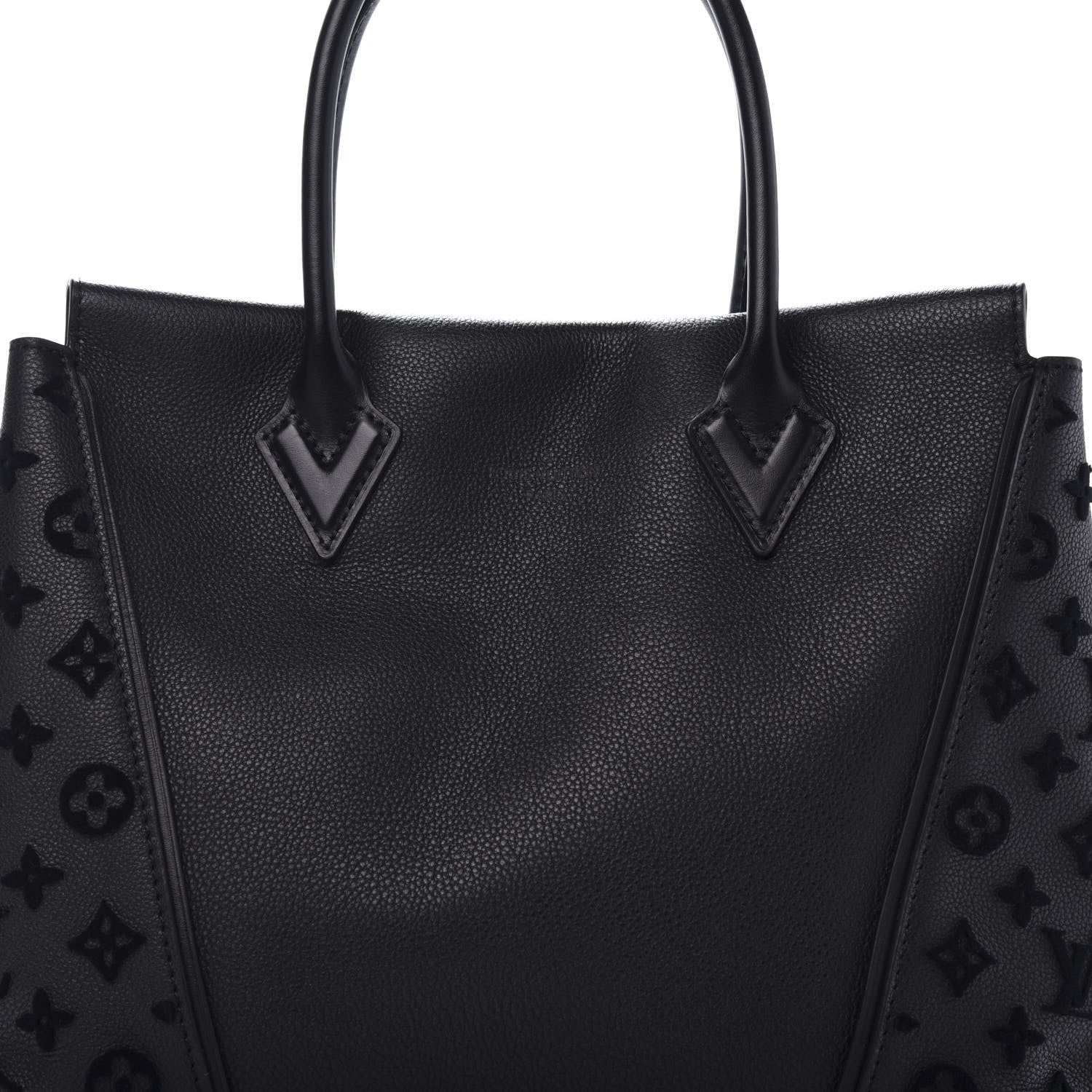 Louis Vuitton Veau Cachemire Tote W PM Black 9 of 9