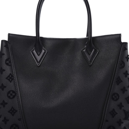 Louis Vuitton Veau Cachemire Tote W PM Black 9 of 9