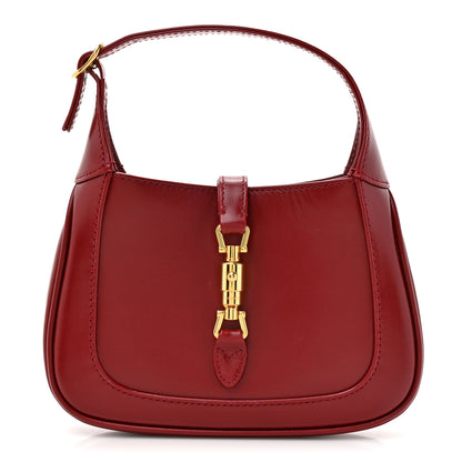 Gucci Boarded Dyana Lux Calfskin Mini Jackie 1961 Hobo New Cherry Red 1 of 10