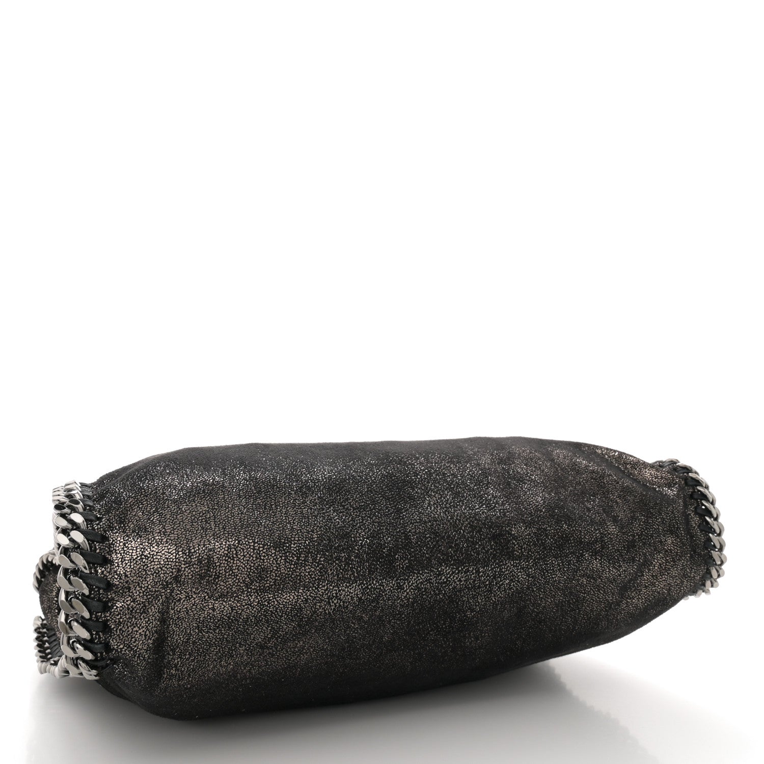 Stella McCartney Chamois Shiny Dotted Small Falabella Tote Ruthenium 4 of 10