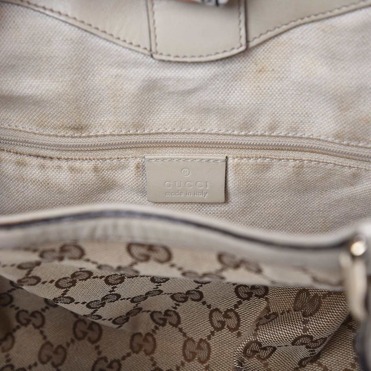 Monogram Medium Sukey Tote Off White