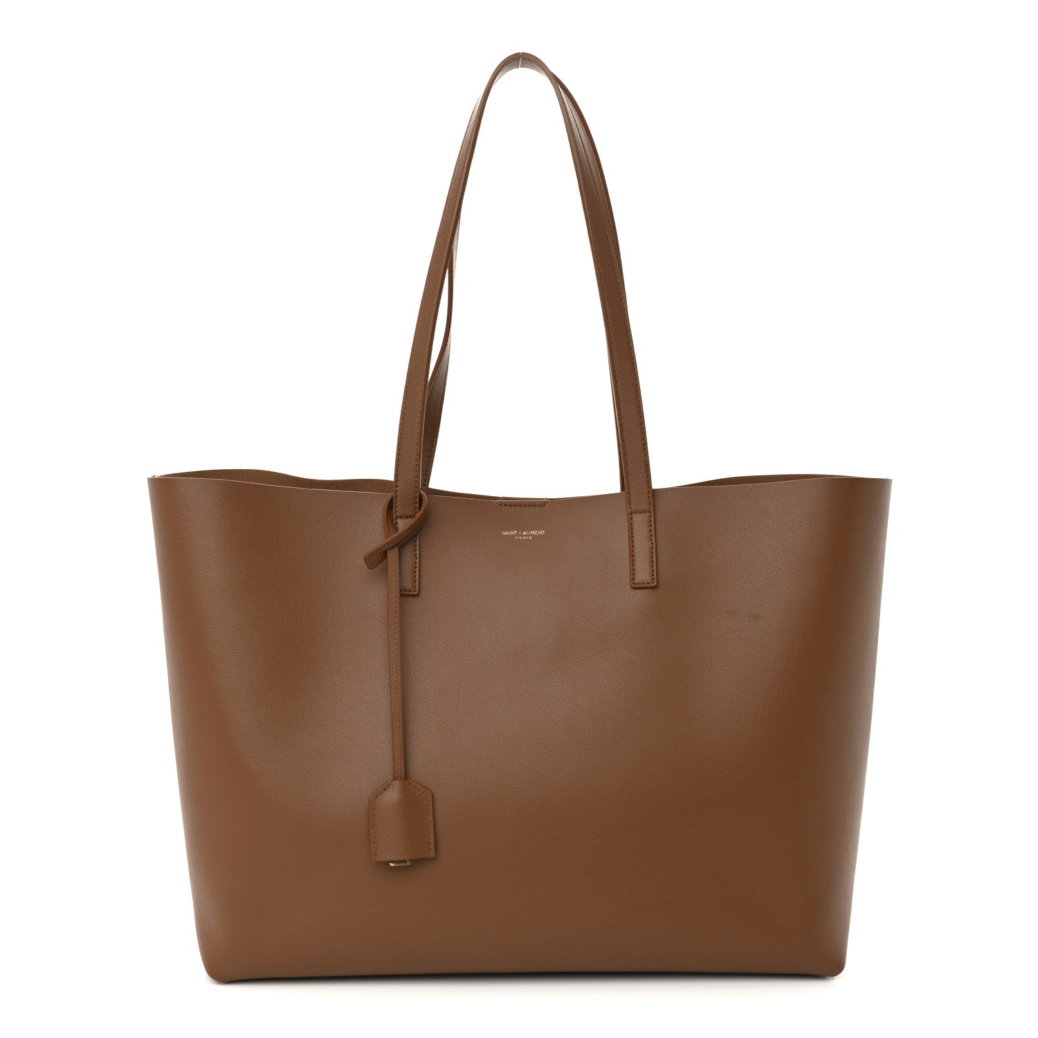 Saint Laurent Calfskin Large Shopping Tote Brick 1 of 12