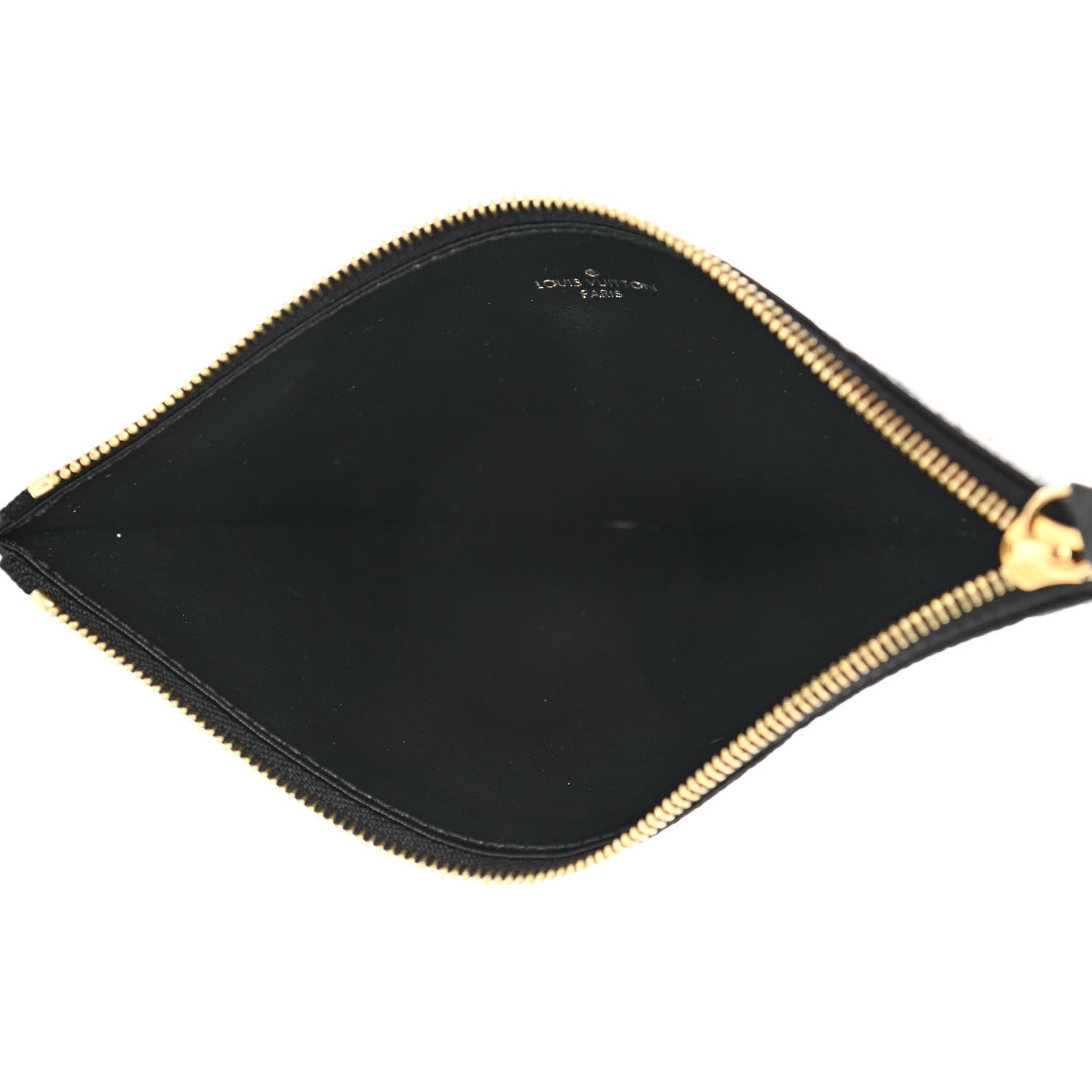 Louis Vuitton Empreinte Felicie Chain Wallet Zippered Insert Black 5 of 6