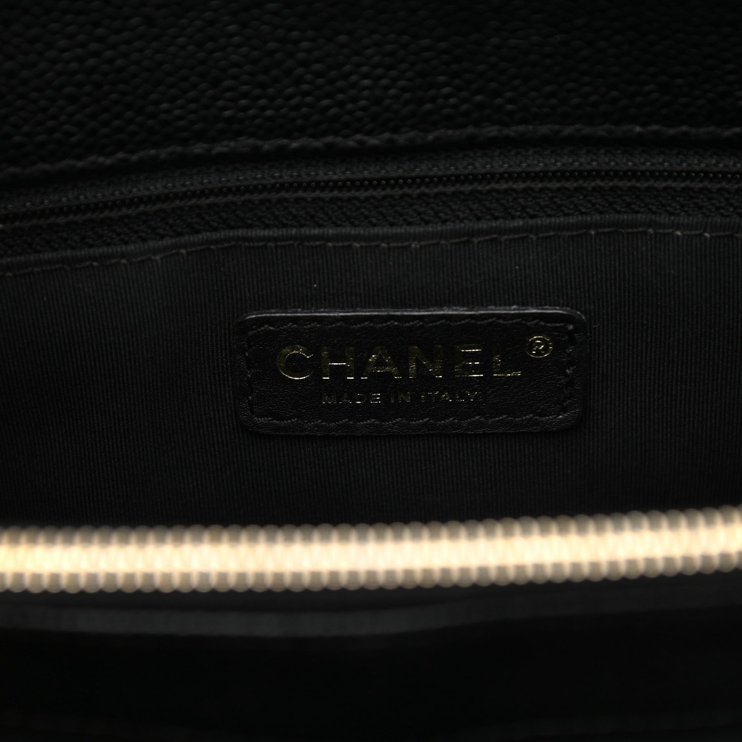 Chanel Caviar Quilted Grand Shopping Tote GST Black 5 of 12