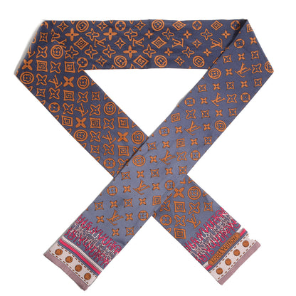 Louis Vuitton Silk Monogram Map Bandeau Quetsche 1 of 4