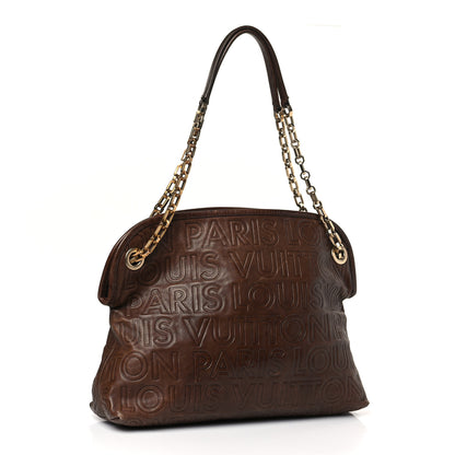 Louis Vuitton Monogram Paris Souple Whisper PM Chocolate 3 of 8