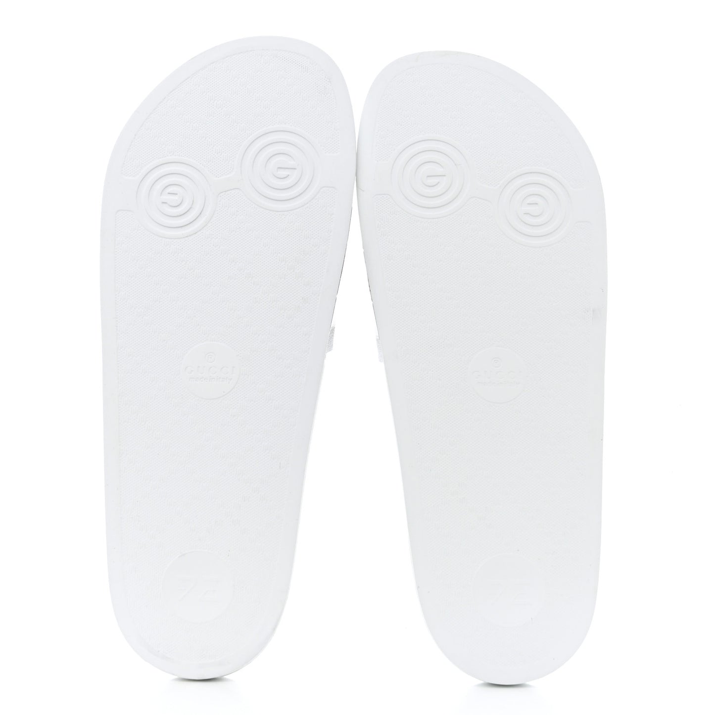 Rubber Web Mens Pool Slide Sandals 10 White Green Red