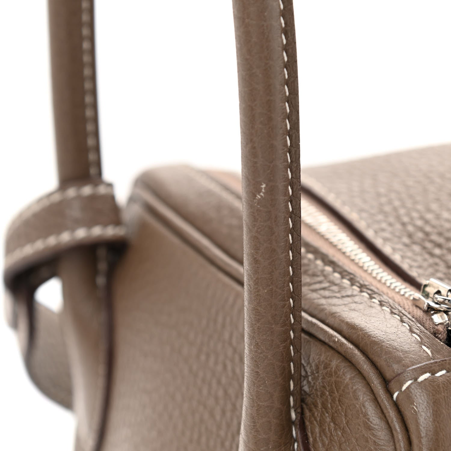 Hermes Taurillon Clemence Lindy 26 Etoupe 11 of 12