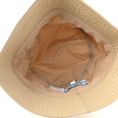 Prada Re-Nylon Metal Triangle Logo Womens Bucket Hat M Deserto 7 of 8
