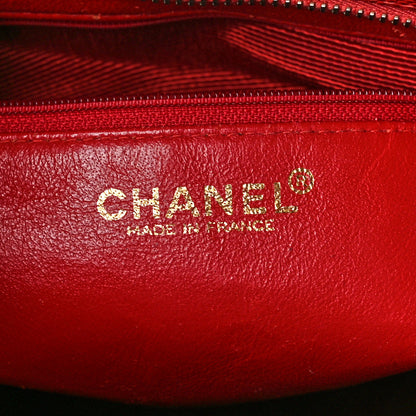 Chanel Caviar Quilted Medallion Tote Red 6 of 12