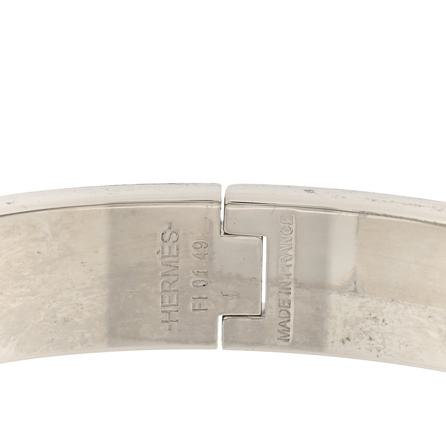 Enamel Narrow Clic Clac H Bracelet PM Orange