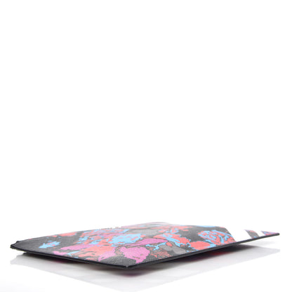 Givenchy Coated Canvas Floral Print Zip Pouch Multicolor 4 of 8