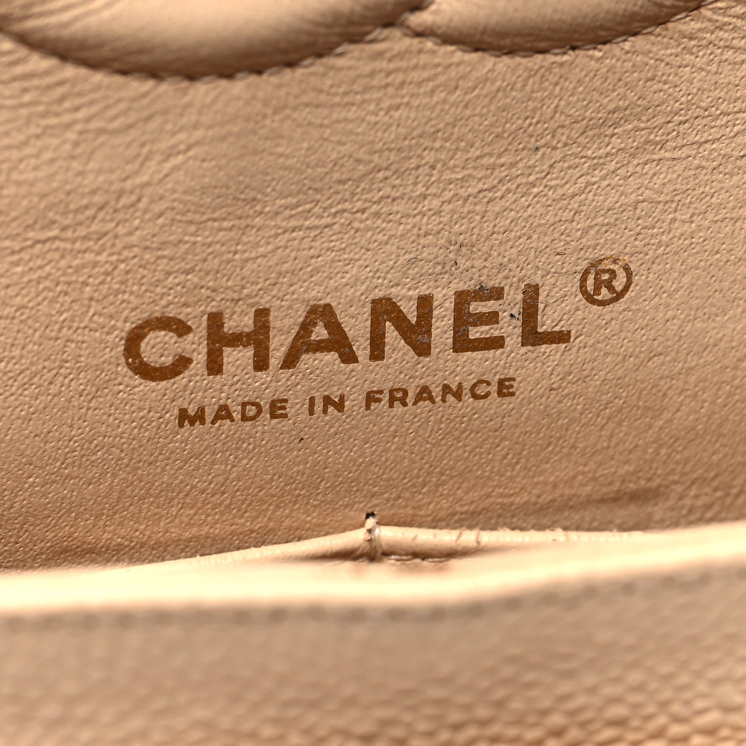 Chanel Caviar Quilted Medium Double Flap Beige 5 of 16