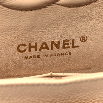 Chanel Caviar Quilted Medium Double Flap Beige 5 of 16