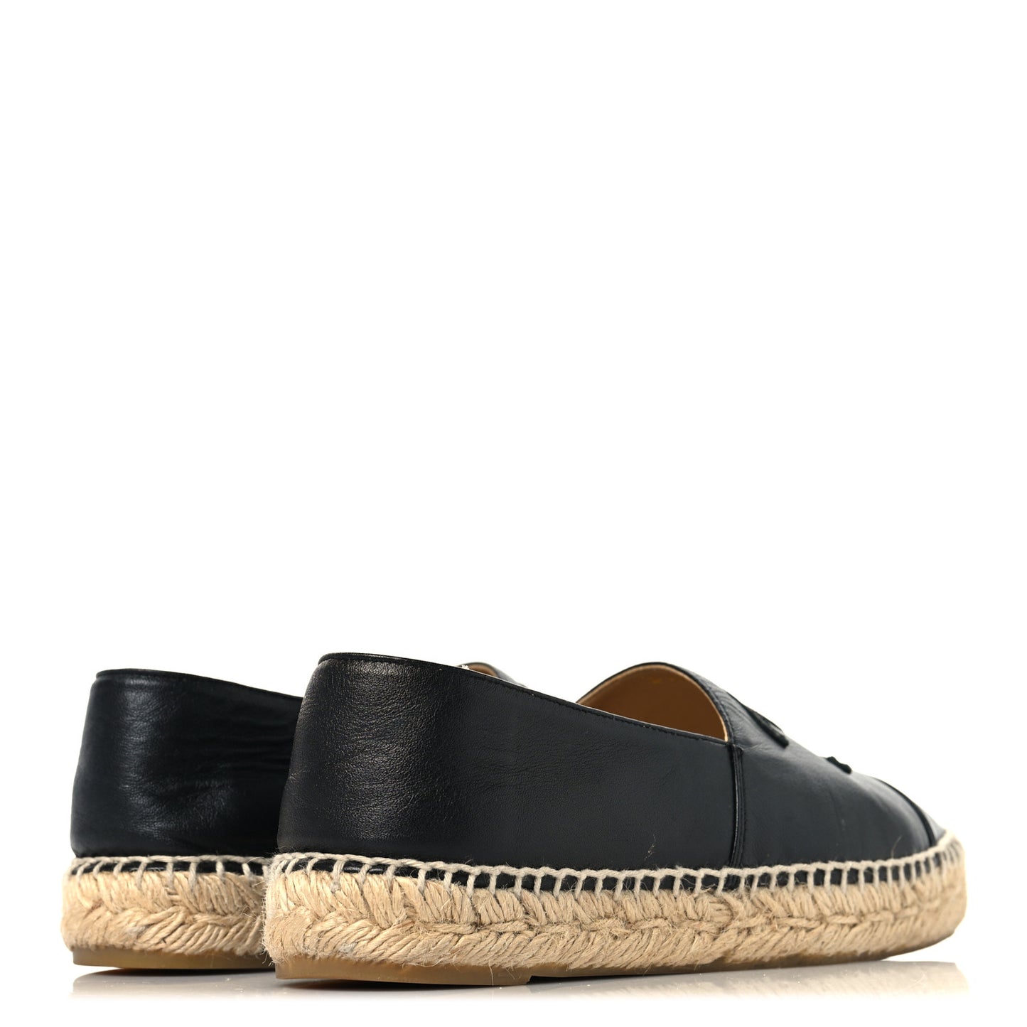 Lambskin CC Espadrilles 36 Black