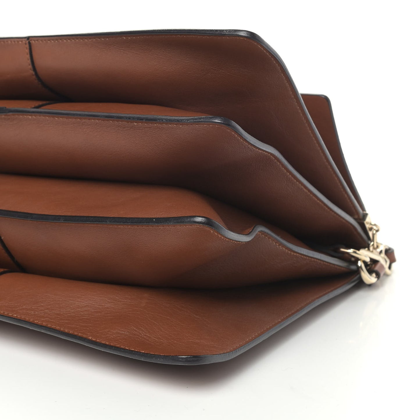 Suede Calfskin Medium Faye Shoulder Bag Tobacco
