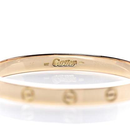 Cartier 18K Yellow Gold LOVE Bracelet 16 5 of 6