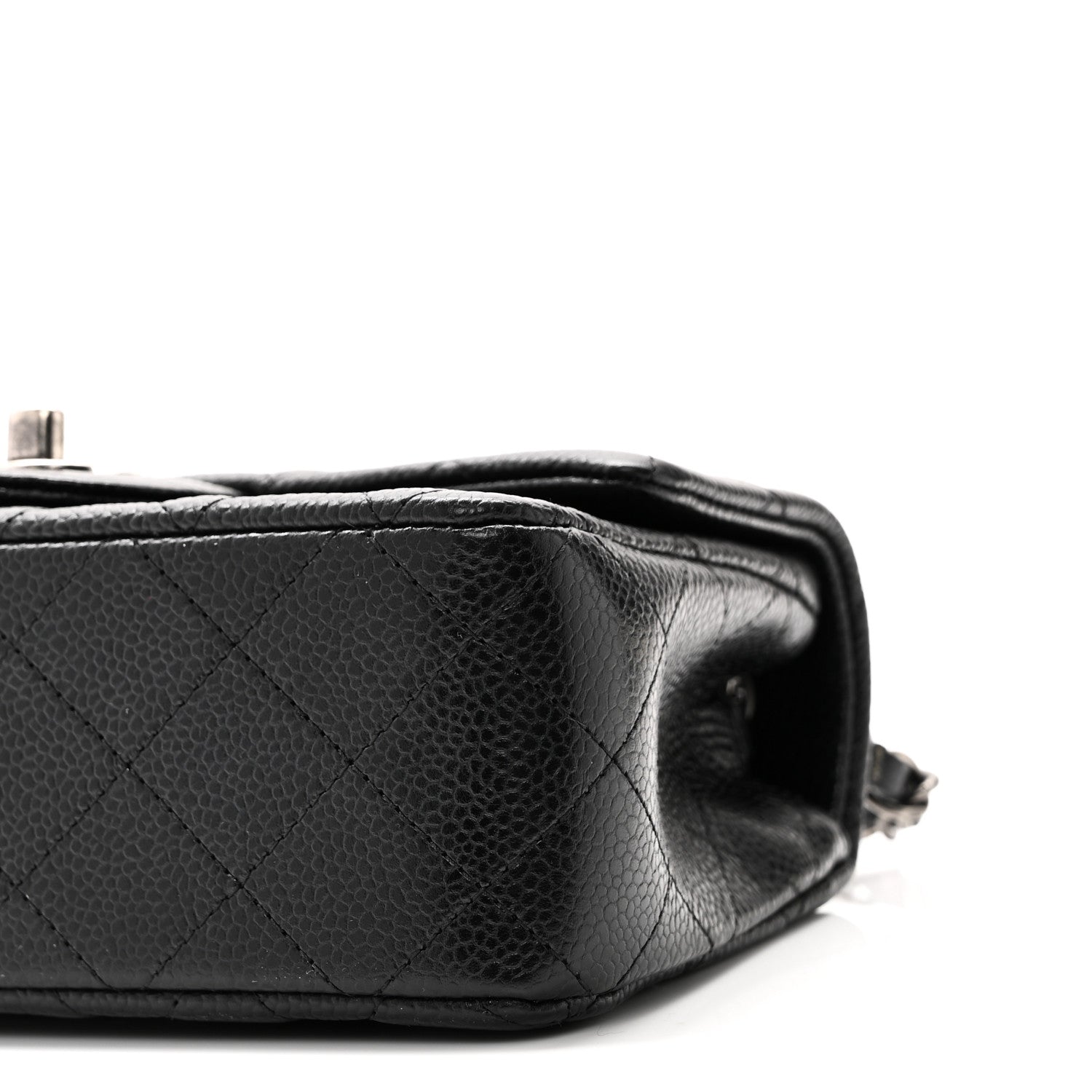 Chanel Caviar Quilted Mini Rectangular Flap Black 10 of 11